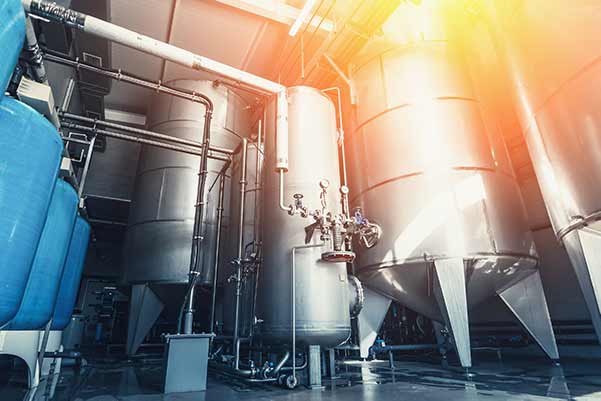industrial filtration tanks